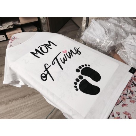MOM of twins + serce rózowe