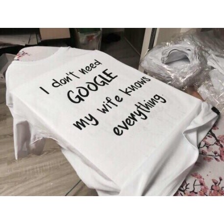 i don't need google my wife knows everything