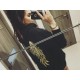 BLUZA L/XL/XXL czarno srebrna
