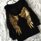 BLUZA L/XL/XXL czarno srebrna