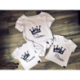 ZESTAW DLA MAMY I dziecka QUEEN + PRINCE/PRINCESS