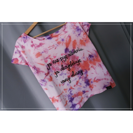 Koszulka TIY DIY L/XL 1 sztuka z napisem