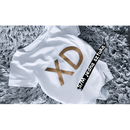 1 sztuka PROMOCJA koszulka s/m klasyk, XD złote