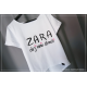 ZARA ch*j mnie strzeli + serduszka koszulka damska