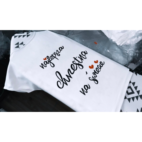 najlepsza chrzestna na świecie  + czerwone serca