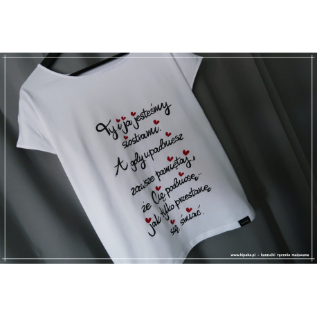 Ty i ja jesteśmy siostrami .. CZERWONE SERCA