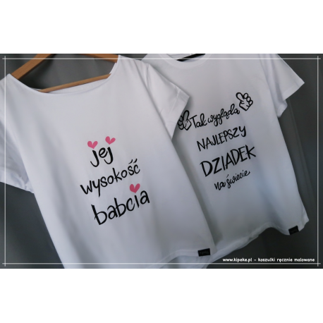 zestaw dla Babci I Dziadka koszulki