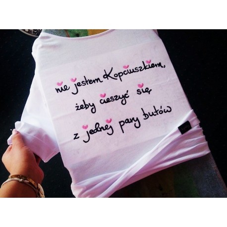 Nie jestem Kopciuszkiem, żeby cieszyć się z jednej pary butów + serca