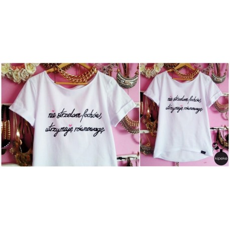 nie strzelam fochów, utrzymuję równowagę