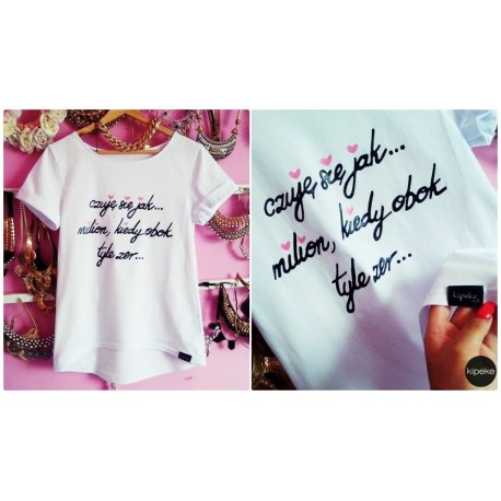 czuję się jak milion kiedy obok tyle zer