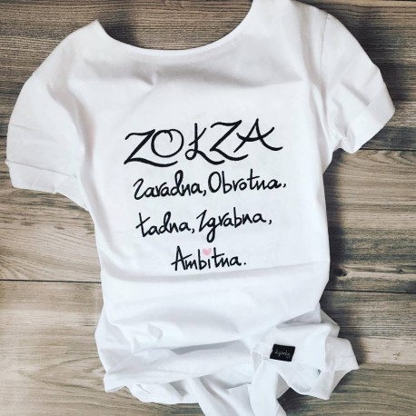 ZOŁZA - Zgrabna Obrotna Ładna Zaradna Ambitna  + serce 