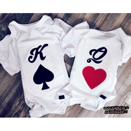 ZESTAW DLA PARY : karciany K + Q