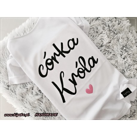 CÓRKA KRÓLA + serca różowe